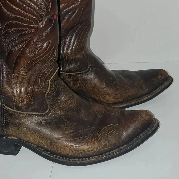 Vintage Rainbow Eagle Cowboy Boots Men's Size 9.5 EE Western Boots - Picture 14 of 16